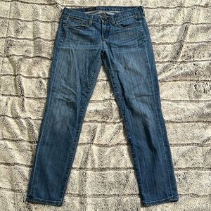 J Crew Toothpick Ankle Jeans